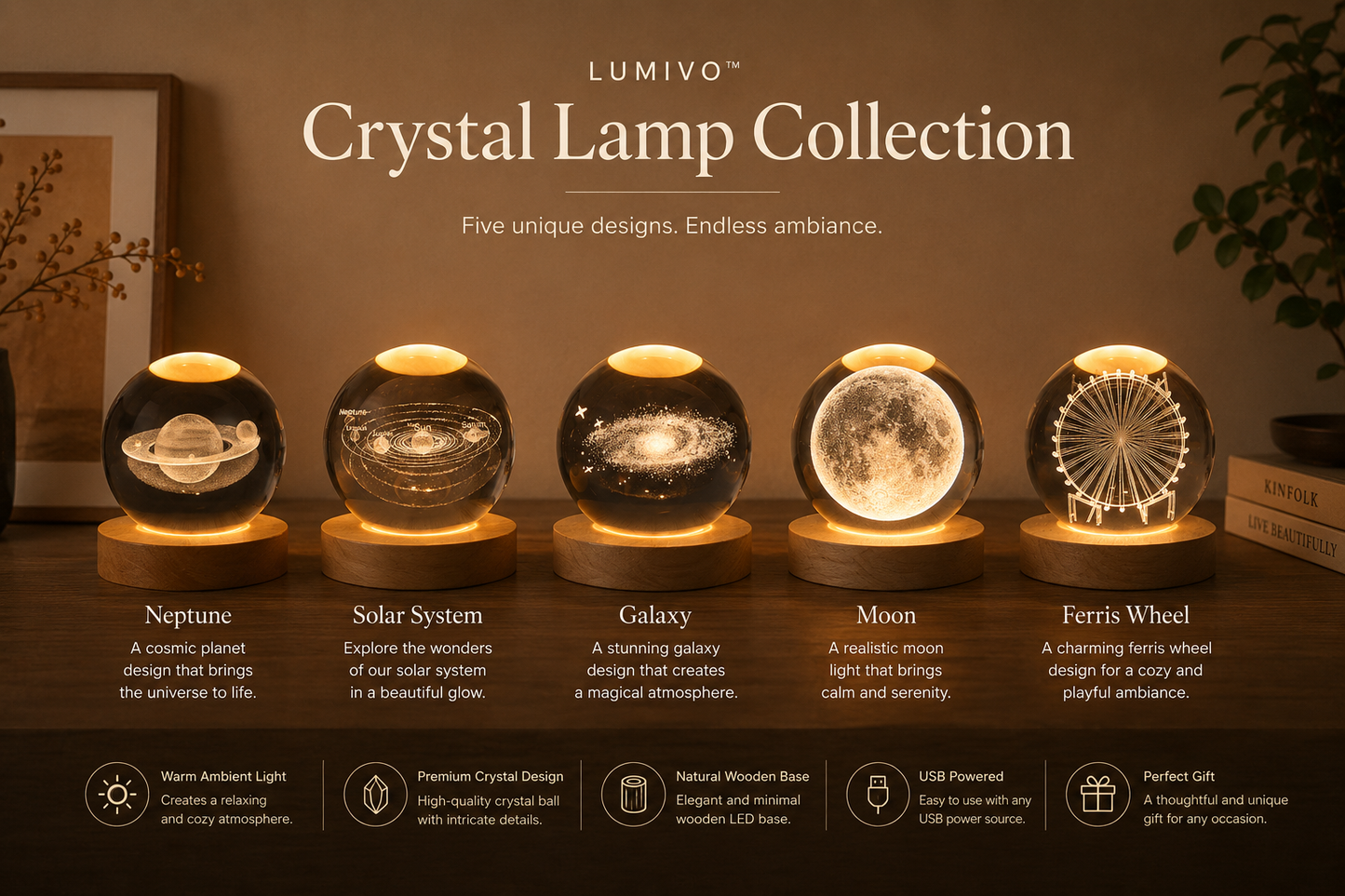 Lumivo™ Crystal Lamp